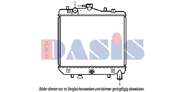 AKS DASIS Radiators, Motora dzesēšanas sistēma 110070N